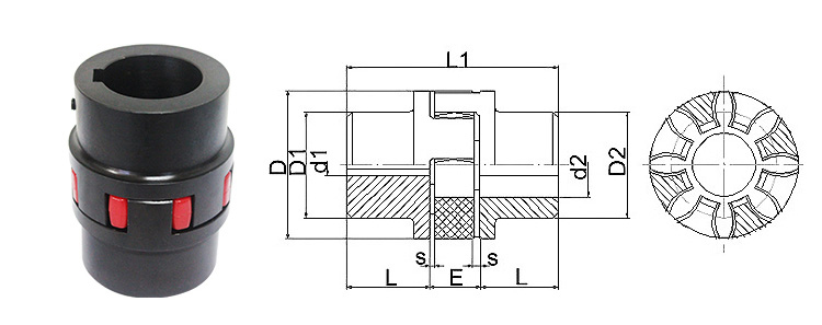XL星形彈性聯軸器